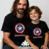 Camisetas Papá "Capitán américa super papá" imagen