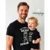 Camisetas Papalorian el mejor padre de toda la Galaxia