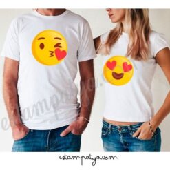 Camisetas San Valentín emoticonos