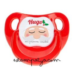 Chupete personalizado "Mi primera Navidad"