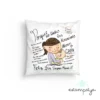 Cojín Feliz Día Super Mamá. Cojín personalizado para mamá