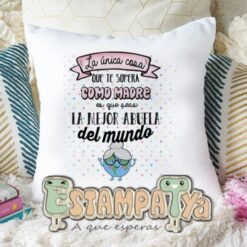 Cojín Abuela "La Mejor Abuela del Mundo"