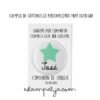 chapa personalizada para comuniones