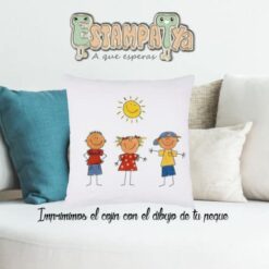 Cojin personalizado con dibujo