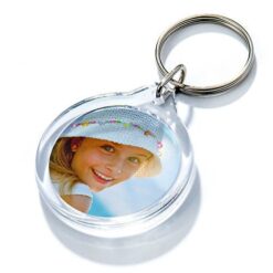 Llavero personalizado metacrilato redondo