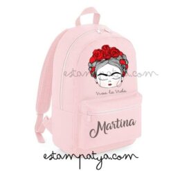 Mochila Frida personalizada "Viva la Vida"