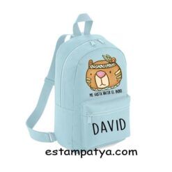 Mochila mini me gusta hacer el indio
