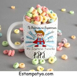 Taza Padre: Mi Superheroe favorito es Papá