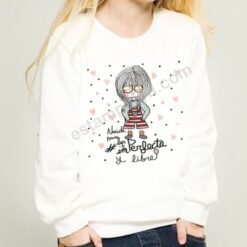 Sudadera nacida para ser imperfecta y libre