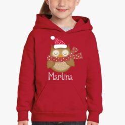 Sudadera personalizada buho navidad