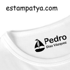 Sello textil personalizado Barco