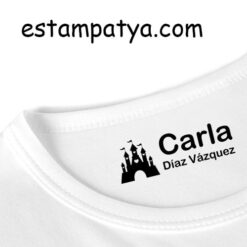Sello textil personalizado "Castillo"