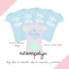 camisetas la tribu de la novia celestes