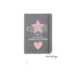 Libreta superprofe personalizada con nombre