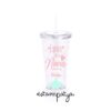 vaso equipo de la novia personalizado