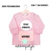 Babi sin botones rosa PERSONALIZADA