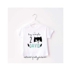 Camiseta cumple batman