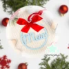 Bola Navidad metacrilato con nombre