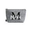 Neceser fieltro personalizado negro