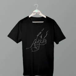 Camiseta papá manos padre e hijo