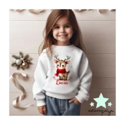Sudadera personalizada reno lindo