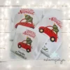 saudaderas familiares para navidad personalizadas con diseño coche navideño