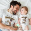 Camisetas "nuestro primer día del padre café" imagen 4