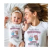 Camisetas "nuestro primer día de la madre café"