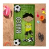 Toalla personalizada Fútbol niños 1