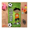 Toalla personalizada Fútbol niños 2