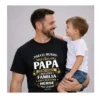camiseta personalizada dia del padre para el mundo eres un papa con hijo