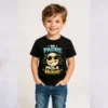 Niño con camiseta personalizada Mi padre mola un huevo modelo infantil
