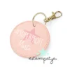 Llavero personalizado para regalar a las profesoras con nombre y diseño super profe