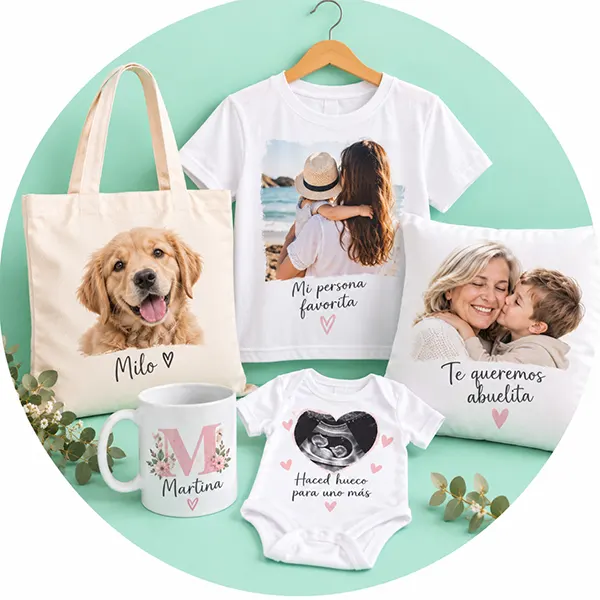 Regalos personalizados con fotos o diseños de los clientes
